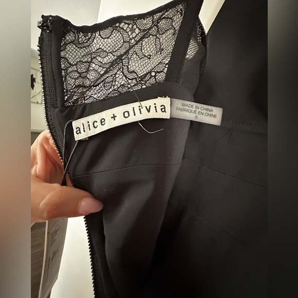 ALICE + OLIVIA lace insert Dress NWT - Picture 13 of 13